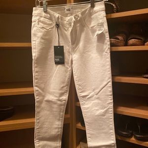 NWT PAIGE white denim
